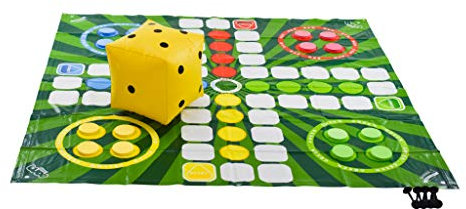 Traditional Garden Games- PARCHIS Gigante, Color Verde (58)