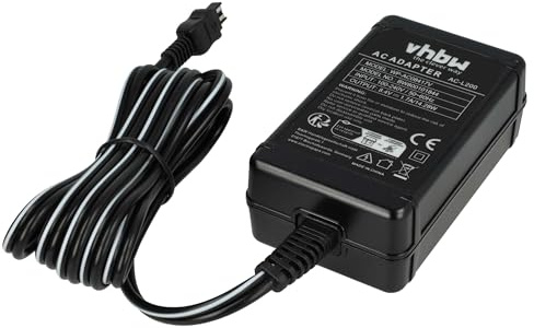 vhbw 1x Alimentation Compatible avec Sony caméscope DCR-DVD92, DCR-DVD92E, DCR-DVD7, DCR-HC1000, DCR-DVD7E Appareil Photo numérique - 2m