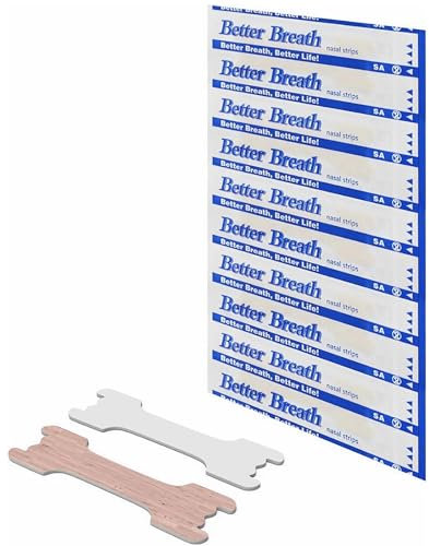 50 PC MIGLIORARE LE STRISCE NASALI PER RIDURRE IL PATOLOGIA DI RESPIRAZIONE DI SNORE PER MIGLIOR DORMIRE | INGRANDISCI AEREO | MIGLIORARE LE PRESTAZIONI DELLO SPORT (66*19 MM, 50 PZ)