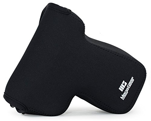 MegaGear MG1110 ultralätt neoprenfodral med karbinhake för Nikon Coolpix P900/P900S kamera – svart