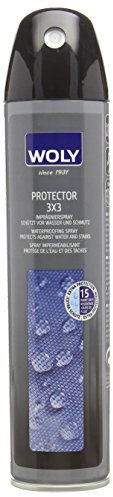 Woly Unisex Protector Waterproof 3x3 Spray Shoe Treatments Polishes, Neutral, 300.00ml UK