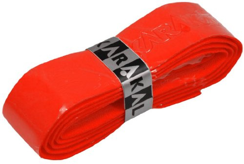 Karakal - PU Super Grip - Self-Adhesive Grip Tape for Badminton, Squash, Tennis, Hockey Stick or Ice Hockey Stick – Pack of 5 or 24 – Assorted Colours, Racket handle, red, Grip 1