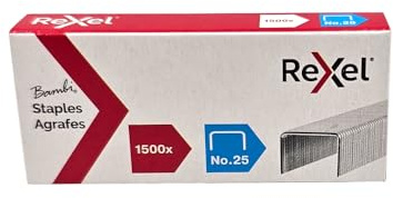 Rexel 05020 Pack de 1500 Agrafes No 25