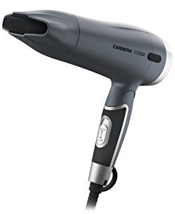 CARRERA Reisehaartrockner No 532, Ionen, 2 Heizstufen Geschwindigkeiten, klappbar, 1.600 W
