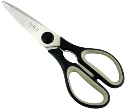 Nerthus Forbici da Cucina, Metallo, Nero, 27.5 cm