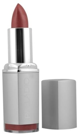 Palladio Herbal Lipstick, Rich Pigmented and Creamy, Infused with Aloe Vera, Chamomile & Ginseng, Prevents Lips from Drying, Combats Fine Lines, Long Lasting Lipstick, Rosey
