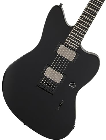 Fender 0115300706 Jim Root Jazzmaster Guitare électrique en ébène Noir plat