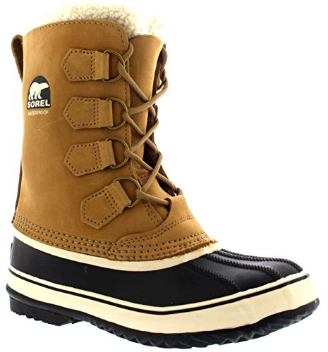 Sorel Femme Caribou Botte de neige, Buff Black, 36 EU