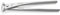 Knipex High Leverage Concreters' Nipper high lever transmission bright zinc plated 250 mm (self-service card/blister) 99 14 250 SB