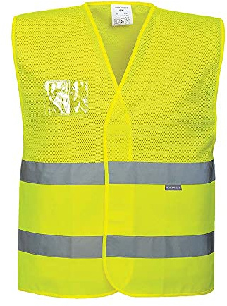 Portwest C494 Gilet Mezza Rete ad Alta Visibilità, Giallo, 4X/5X