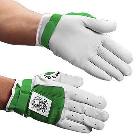 Owen Handball Gloves (green, medium)