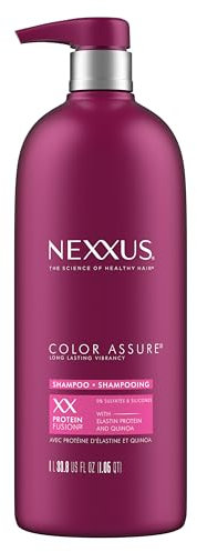 Nexxus Color Assure Shampoo for Vibrancy for Color Treated Hair Powered by Chromabond Sealer with Citric Acid 33.8