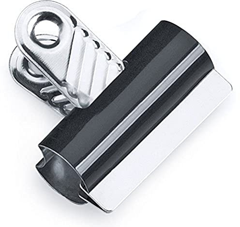 Rapesco RCB070B1 70 mm Letter Clips, Black, Pack of 10