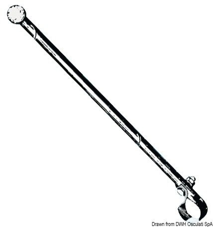 OSCULATI Mât de pavillon INOX 400 mm