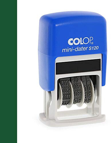 Colop Mini-Dater S 120 (SH 4 mm - 19x4 mm) Color Grün