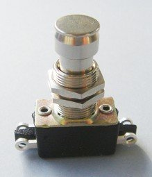 Göldo ELF2P monteringsfotskontakt 2-polig, 4 stift/Made in Italy