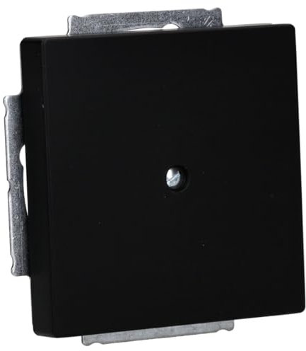 Busch-Jaeger 1742-885 Blindzentralscheibe mit Tragring Schwarz Matt Plattform 63 2CKA001710A3895