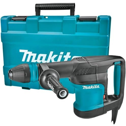 Makita HM0870C - Martillo Demoledor Eléctrico con cable Sds Max 1100W 5.1 Kg, Azul