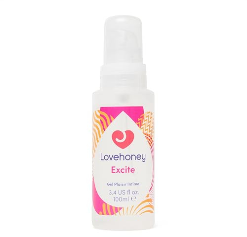 Lovehoney Excite Water Based Lube Personal Lubricant Gel for Men & Women | 100 Ml, Cooling Tingling Sensation, Long Lasting, Smooth Glide, Travel Friendly, Intimate Use