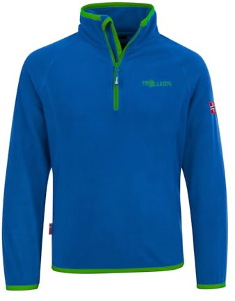 Trollkids Kids Nordland Half Zip 176, medium Blue