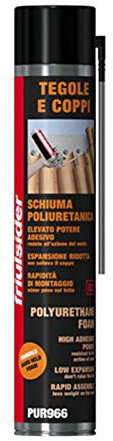 PUR 966 FRIULSIDER SCHIUMA POLIURETANICA PROFESSIONALE PER TETTI E COPPI ML.750 EROGAZIONE MANUALE