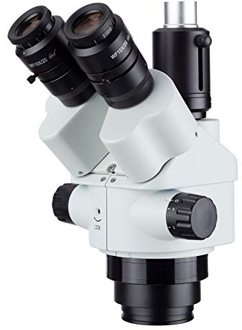 AmScope - 7X-45X Simul-Focal Trinocular Zoom Stereo Microscope Head - SM745NTP