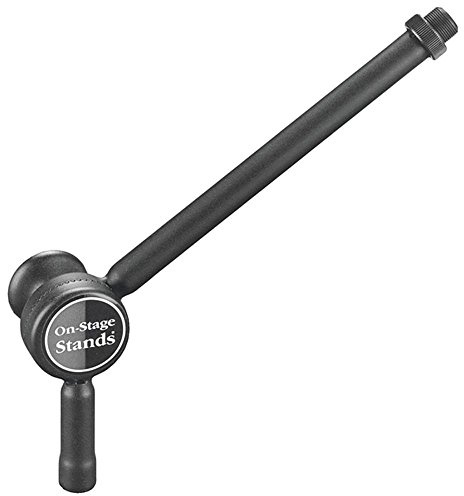 OnStage Posi-Lok Mini Microphone Boom Arm, Black 15 x 3 x 5 inches
