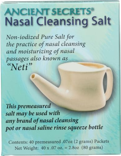 Ancient Secrets Nasal Cleansing Salt Packets - 40 Packets