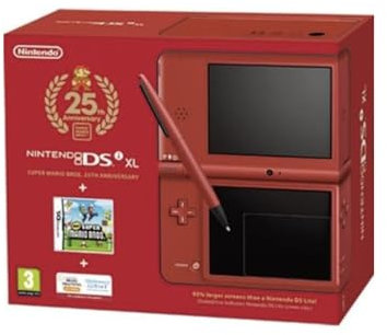 Nintendo DSi XL Handheld Console (Red) with New Super Mario Bros - Special Edition
