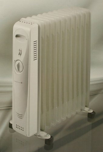 Olio di Radiator Radiatore ad Olio 2500 Watt, 11 costole, Termostato regolabile, 3 Livelli di Potenza