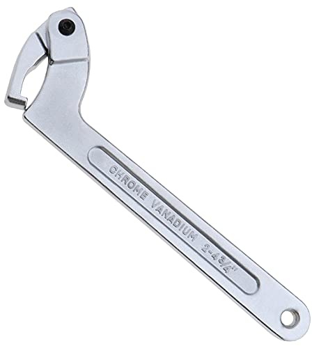 C-spännverktyg justerbar krok skiftnyckel 51 – 121 mm 2–4,3/4 tum kromvanadin
