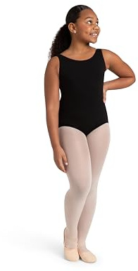 Capezio girls Classic High-neck Tank athletic leotards, Black, 6 8 US