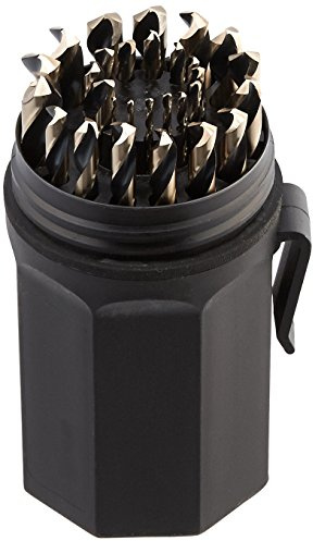 Norseman Drill Bits 44170 Ultra Dex Type 240-UB 135 Degree Split Point Magnum Super Premium Jobber Drill Set (29 Piece)