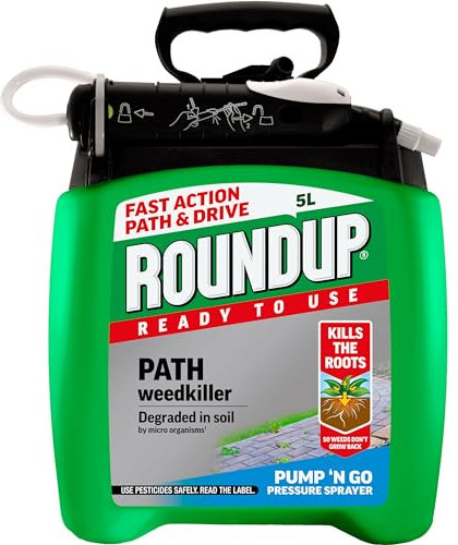 Roundup Path Weedkiller 5 Litre Pump 'N Go, Ready to Use