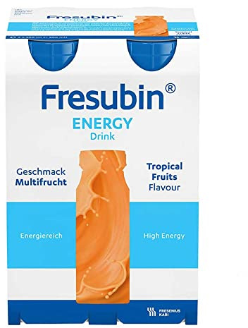 Fresenius Kabi Fresubin Energy Drink Multifrucht Trinkflasche, 4 x 200 ml, 1er Pack (1 x 2,75 kg)