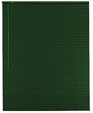 Easy-Shadow Hochwertige Alu-Aluminium Jalousie Rollo Jalousette 175 x 230 cm / 175x230 cm in Farbe grün / dunkelgrün - Bedienseite links / Maßanfertigung