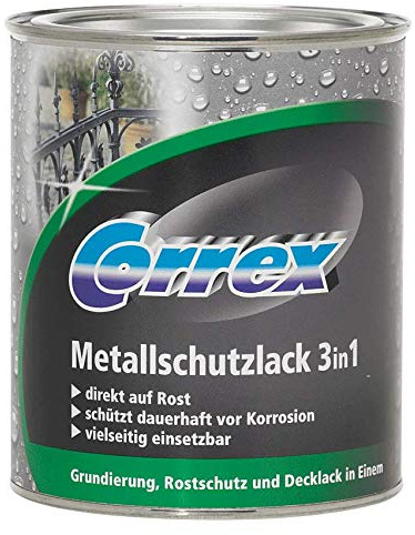 Metallschutzlack 3in1 750 ml, Farbe:Braun