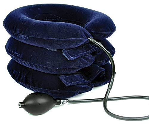 FreeNeck Uppblåsbara livmoderhalscancer Traction Halsband - Halsband Uppblåsbar Hals - För Huvudvärk Och Axlar