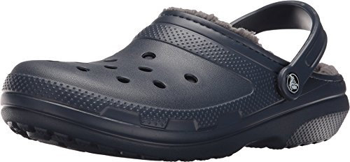 Crocs Unisex Erwachsene Classic Lined Clog Clog, Navy/Charcoal, 37/38 EU