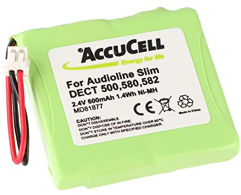 Akku kompatibel mit MEDION MD81877, Audioline Slim 500, S63006