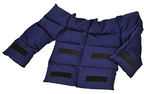 Identités, Compresses de Lin, Bienfaits Antalgiques, Chaleur Uniforme, 100% naturel, Ecologique, Utilisation À Froid, Soulage la Douleur, Housse Lavable, Modèle Tri-Section