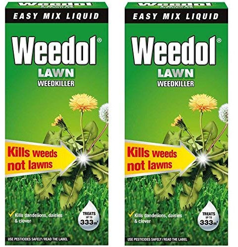Weedol / Verdone - Herbicida extra para césped (500 ml, 2 unidades, 333 m2)