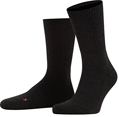 FALKE Unisex Socken Walkie Light U So Wolle Funktionsmaterial einfarbig 1 Paar, Grau Anthracite Melange 3080, 42-43