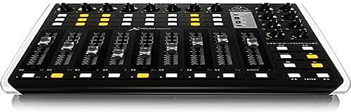 Behringer X-TOUCH COMPACT Universal USB/MIDI Controller with 9 Touch-Sensitive Motor Faders, Compatible with PC and Mac