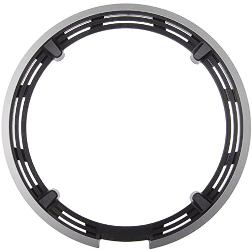 Shimano Y-1LD98140 - Anillo Protector de Cadena con Tornillos de fijación, Color Plateado