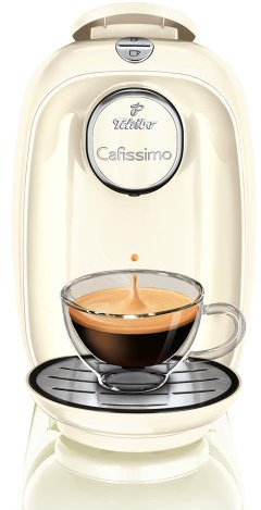 Tchibo Cafissimo PICCO Kaffeekapselmaschine, White Snow