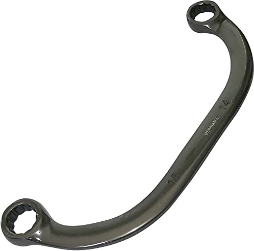 AERZETIX - Clé polygonale demi-lune coudée 14-15mm - C2117