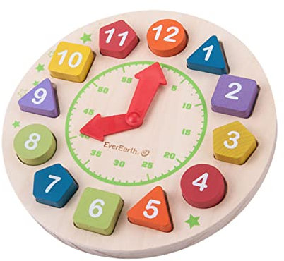 EverEarth - Kinderuhr aus Holz (EE33729)