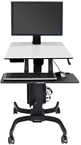 ERGOTRON 24-216-085 WorkFit-C Single HD LCD Sit-Stand Workstation for Laptop
