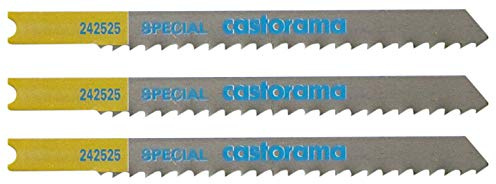 3 Stichsägeblätter No. 1 U-Schaft, für Metall, Alu, Kunststoff,